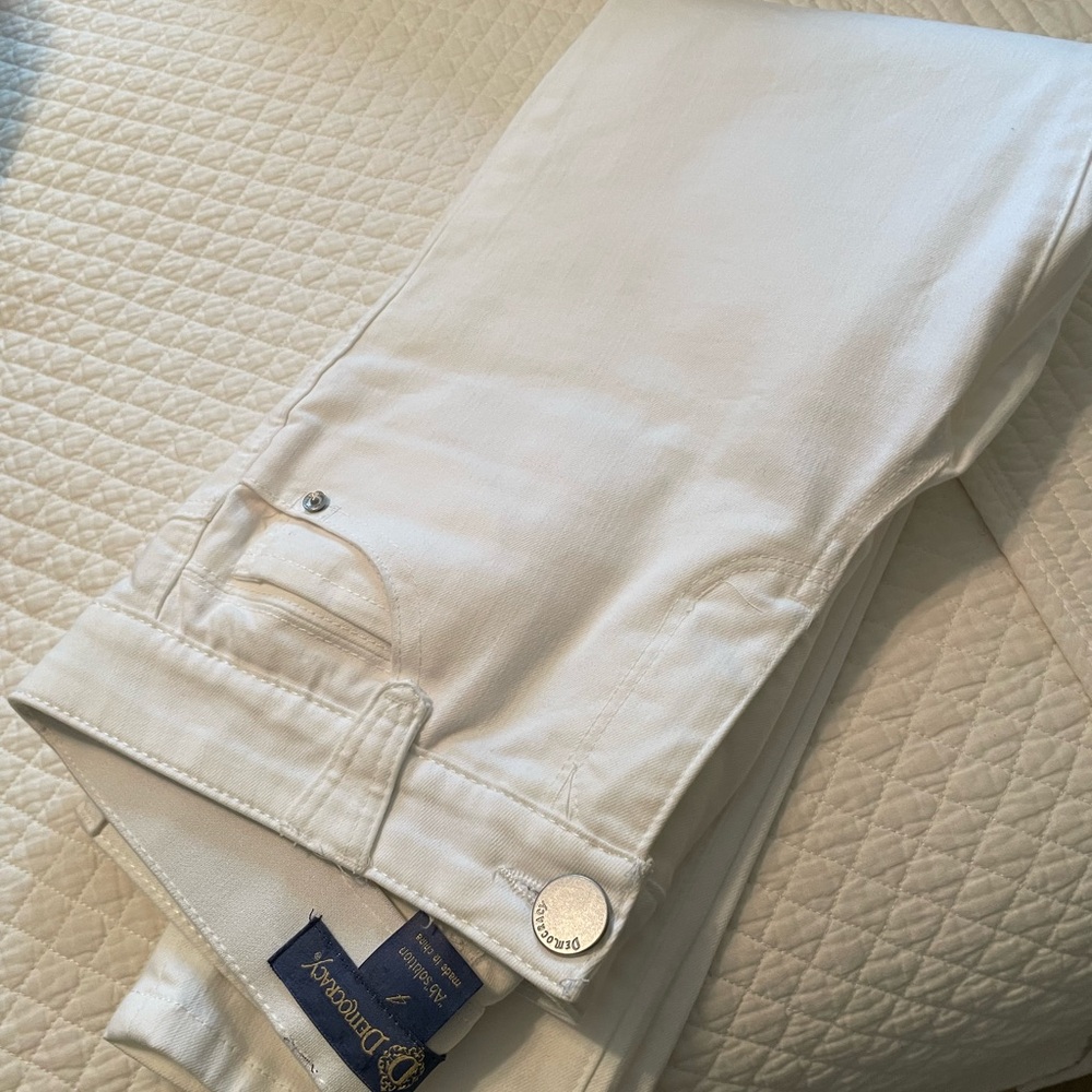 Democracy white jeans